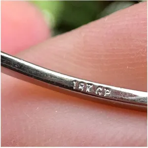 19K GP Heart-Cut CZ Engagement-Style Ring thumbnail 7