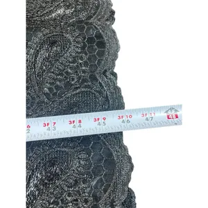 Lily & Taylor Black Lace Formal Dress Women’s 6 Satin Shawl Collar Midi Evening thumbnail 9