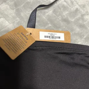 Skims Signature Swim Bandeau Bikini Top Black Size Xl thumbnail 5