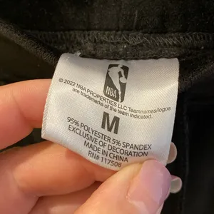 Vintage Y2K NBA Chicago Bulls Basketball Black Velour Lounge Pants Size Medium thumbnail 6