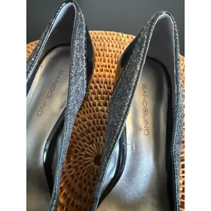 Bandolino Bdodonna Grey Tweed Patent Leather Kiltie Block Heel Pumps Womens‎ 8M thumbnail 6