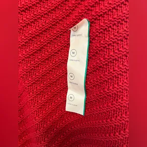 Universal Threads Vibrant Red Women's Medium  Cowl Sweater thumbnail 2