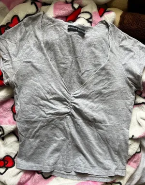 Brandy Melville Top Grey thumbnail 1