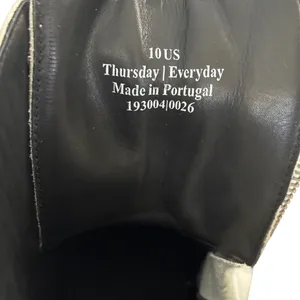 Thursday Boot Company Leather Combat Boots in Ecru‎ White Sz 10 Chunky Lug Sole thumbnail 11
