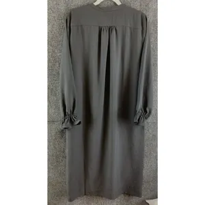 J.Crew Women's Black Dark Academia Schoolhouse Victorian Shirt Dress Tie Waist thumbnail 10