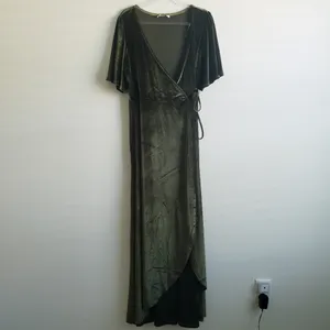 Baltic Born Katelyn Velvet Wrap Maxi Dress thumbnail 3