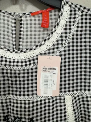 Chelsea & Violet Gingham Babydoll Mini Dress thumbnail 3