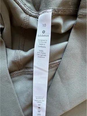 Lululemon Align High Rise 25” Grey Sage Size 10 NWT thumbnail 6