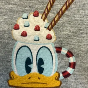 Disney Mickey Mouse Friends Holiday treats One-Piece Pajama hood ears adult XXL thumbnail 8