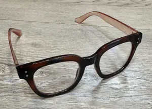 Madison Avenue‎ Square Tortoise Pink Blue Light Glasses DI P 25PL8822B Women thumbnail 1