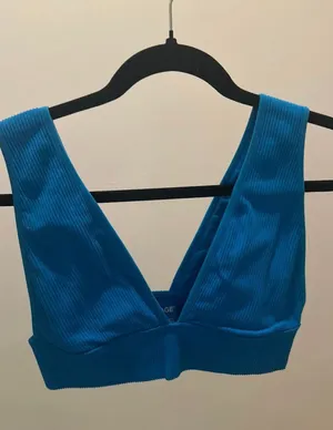 Garage Blue Plunge Top thumbnail 1