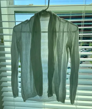 White drape sweater Size XS thumbnail 1