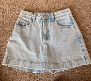 Princess Polly Denim Mini Skirt thumbnail 1