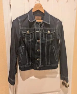 Ralph Lauren dark blue denim jean jacket women size S Excellent condition thumbnail 1