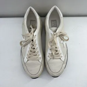 White‎ Raven Size 7.5 Sneakers Fashion Style Tennis Shoes Star Women's Lace Up thumbnail 5