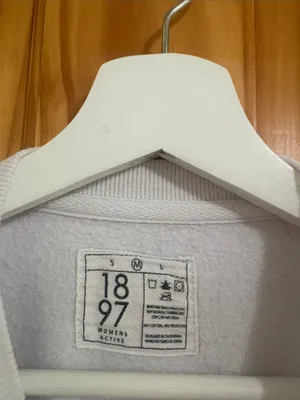 1897 Size Medium White USA Crewneck Sweatshirt thumbnail 4