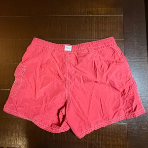 Ocean Pacific‎ OP Red Nylon Board Shorts Vintage Cargo Pocket 9 Surf Coastal Y2K thumbnail 8