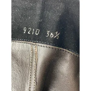 Roberto Del Carlo Women's Black Suede Leather Round Toe Zip Up Tall Boots Size 6 thumbnail 5