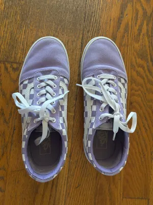 Vans Purple and White Checkered thumbnail 2