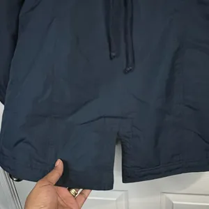 Hollister Women's California All-Weather hooded blue parka jacket - Size Small thumbnail 5