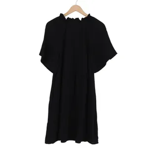 Old Navy Mens Black Gauze Ruffle V-Neck Flutter Sleeve Mini Dress Size M thumbnail 4