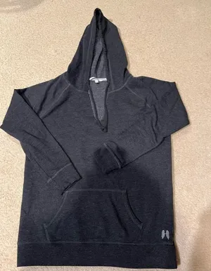 Victoria’s Secret grey hoodie sweatshirt, size medium thumbnail 1
