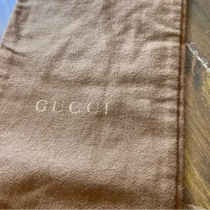 Gucci Brown Drawstring Dust Bag Logo Cover Sleeve Protective Case thumbnail 3