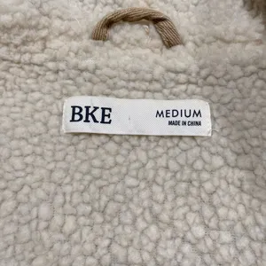 BKE Sherpa Lined Utility Vest M Tan Western Workwear Ranch Chore thumbnail 5