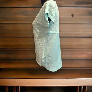 Stylus‎ short sleeve top white and robin blue small thumbnail 3