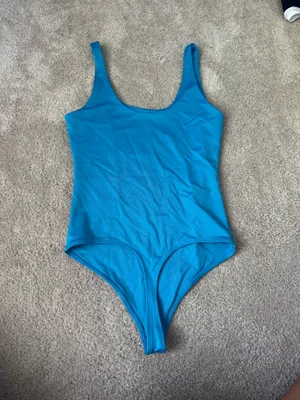 Abercrombie and Fitch Blue Bodysuit | Size XS | NWT thumbnail 2