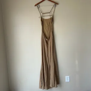 ASOS Tan Strappy Maxi Dress Size 8 thumbnail 8