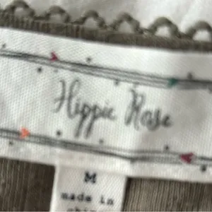 HIPPIE ROSE pointelle ribbed cami rose babydoll top thumbnail 2