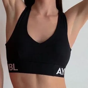 AYBL Training Black/White Logo Sports‎ Bra thumbnail 1