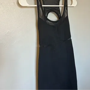 Fabletics Tropez Athletic Black Racerback Dress Build in Bra Size Small thumbnail 4