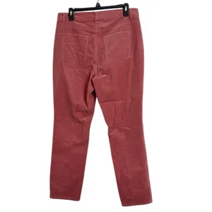 Talbots Terracotta High-Waist Straight-Leg Curvy Petite Corduroy Jeans size 10p thumbnail 2