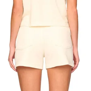 DL1961 Hepburn High Rise French Terry Shorts White Size 27 thumbnail 7