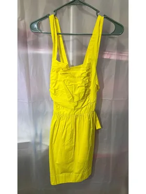 Free People "Meet me in maui" yellow sundress XS thumbnail 2