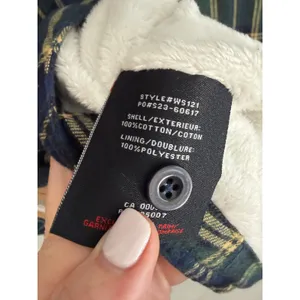 Tough Duck Women's Plush Pile-Lined Flannel Work Hoodie NWT size large thumbnail 5