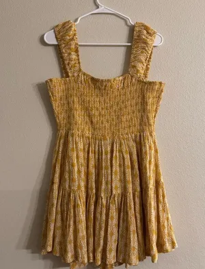 Free people Golden Smocked Dress thumbnail 3