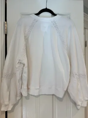 Aerie Lace Trim Crew Neck thumbnail 2