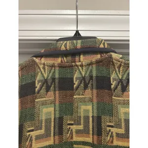 Carolina Colours Womens Blazer Jacket Multicolor Aztec Buttons Pockets Plus 2X thumbnail 7