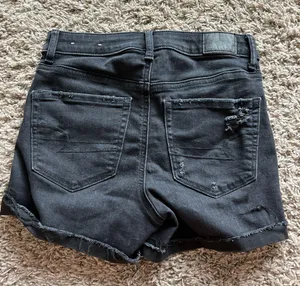 American Eagle Black Jean Shorts thumbnail 2