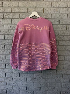 Disney World 50th Anniversary Sequin Spirit Jersey Sweatshirt Sparkle Size XS thumbnail 6