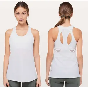NWT Lululemon Cross Conditioning 2-in-1 Tank Built In Bra B/C Cup White Size 10 thumbnail 1