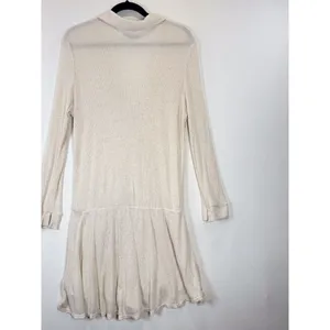 FP Beach x Revolve Lively Women Romper Beige Linen Ribbed V Neck Waist Tie Small thumbnail 11
