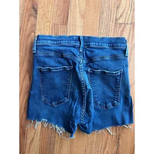 Agolde Women's 28 Shorts Blue‎ Denim Stretch Cutoff Distressed 2" Inseam thumbnail 4