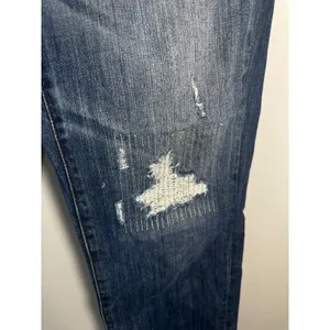 J.Crew Distressed Boyfriend Jeans Medium Wash‎ Ripped Patched C6982 Size 29 thumbnail 2