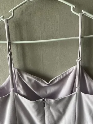 French Connection Women's Whisper Light Ruffle Lavender Frost Dress Size 8 thumbnail 7