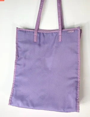 Clinique MakeUp Cosmetic Travel Carry Tote Bag Storage Lavender Purple New thumbnail 1