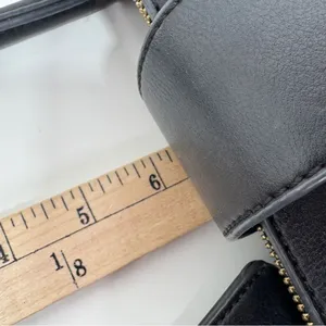La Terre Multi Compartment Satchel Bag Handbag Purse Black‎ Large thumbnail 11